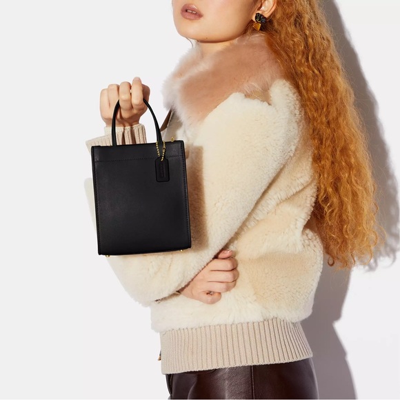 NWT Coach Mini Cashin Tote Glovetanned Calf Leather Crossbody C4828 - Picture 11 of 12